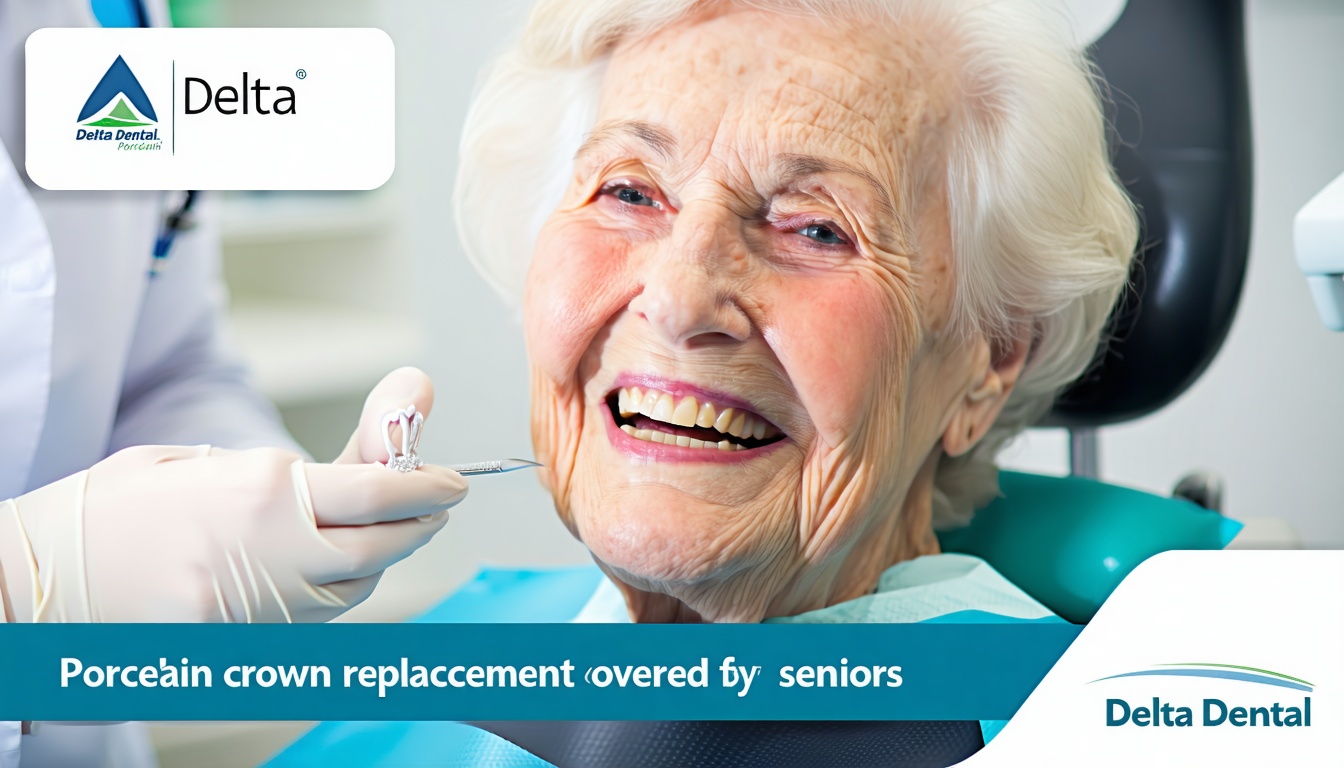 porcelain crown replacement covered by delta dental